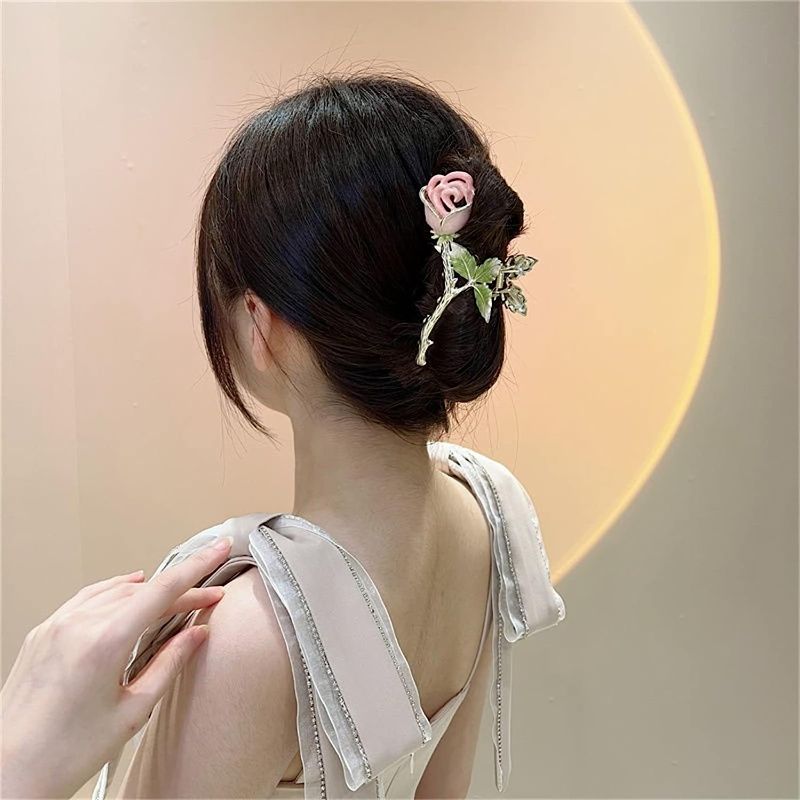 Photo 1 of Creative Women Hair Clips, Decorative Hair Clips, Alligator Clips For Girls Women, Hair Accessories (Flower Branch) 