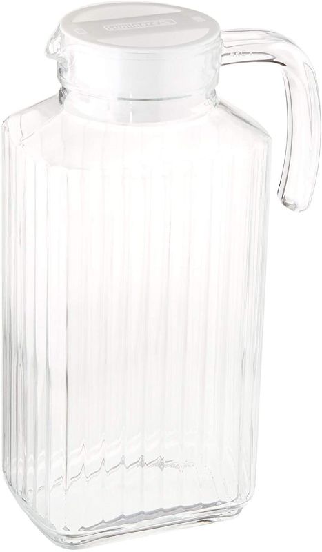 Photo 1 of 1.7-Liter (57.5 Ounce) Pitcher, Glass, 1, Clear

