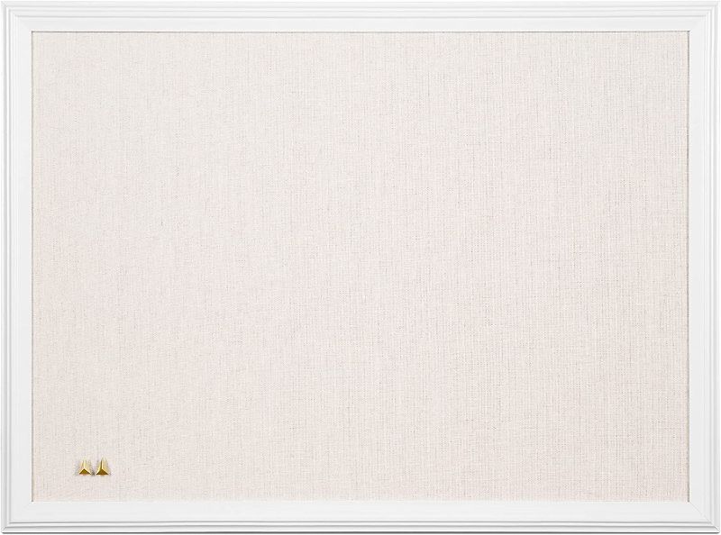 Photo 1 of U Brands Linen Cork Linen Bulletin Board, 17 x 23 Inches