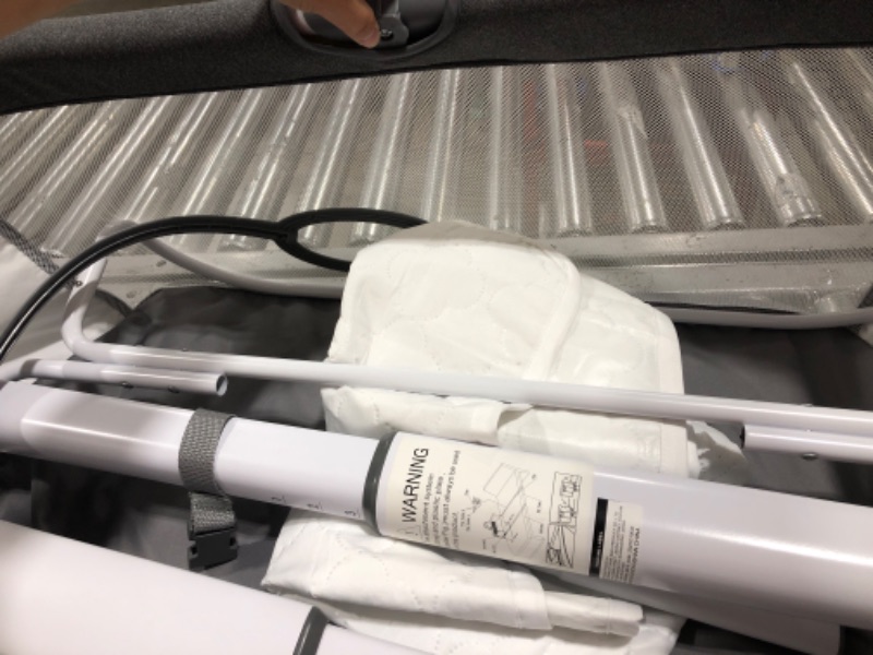 Photo 1 of Bedside bassinet (Gray&White)