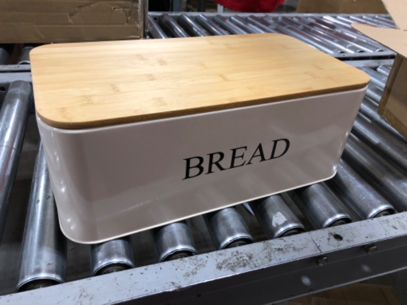 Photo 3 of HollyHOME Bread Box and 3-Piece 