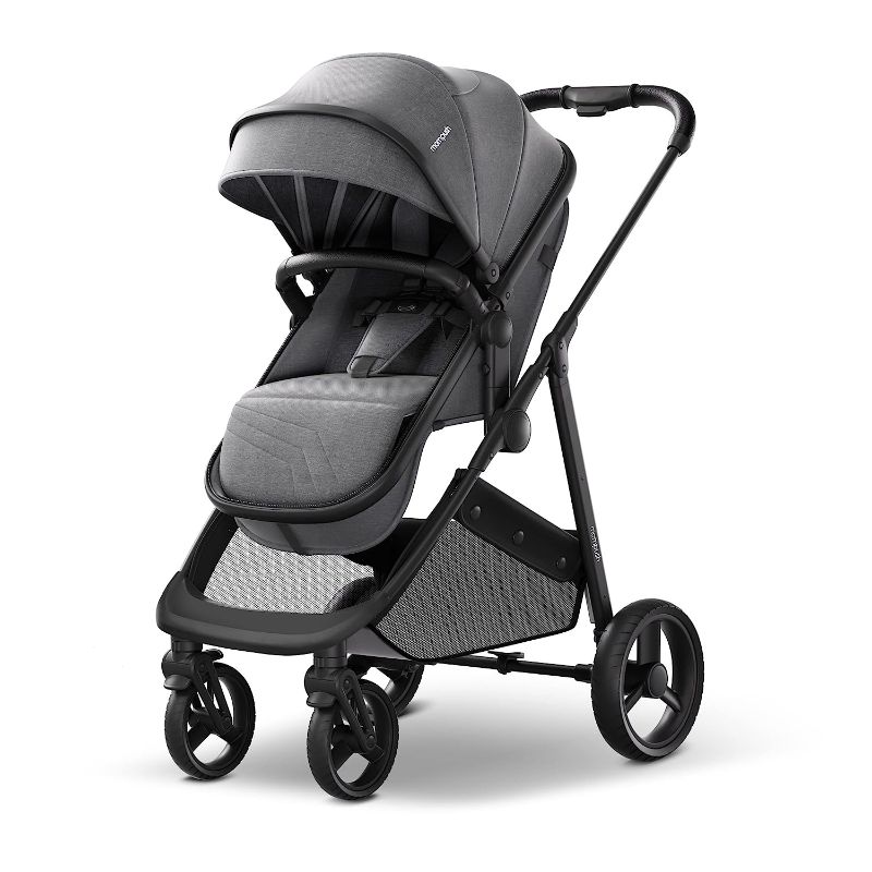 Photo 1 of 2-in-1 Convertible Baby Stroller with Bassinet Mode - Foldable Infant Stroller to Explore More as a Family - Toddler Stroller with Reversible Stroller Seat