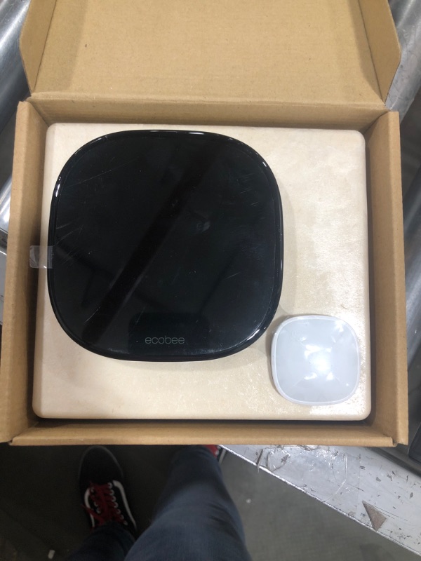 Photo 2 of NEW 2022! ecobee Smart Thermostat Premium with Siri and Alexa and Built in Air Quality Monitor and Smart Sensor Ecobee Smart Thermostat Sensor