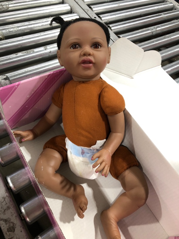 Photo 1 of AORI REBORN BABY DOLL LIFE LIKE AFRICAN AMERICAN 22 IN