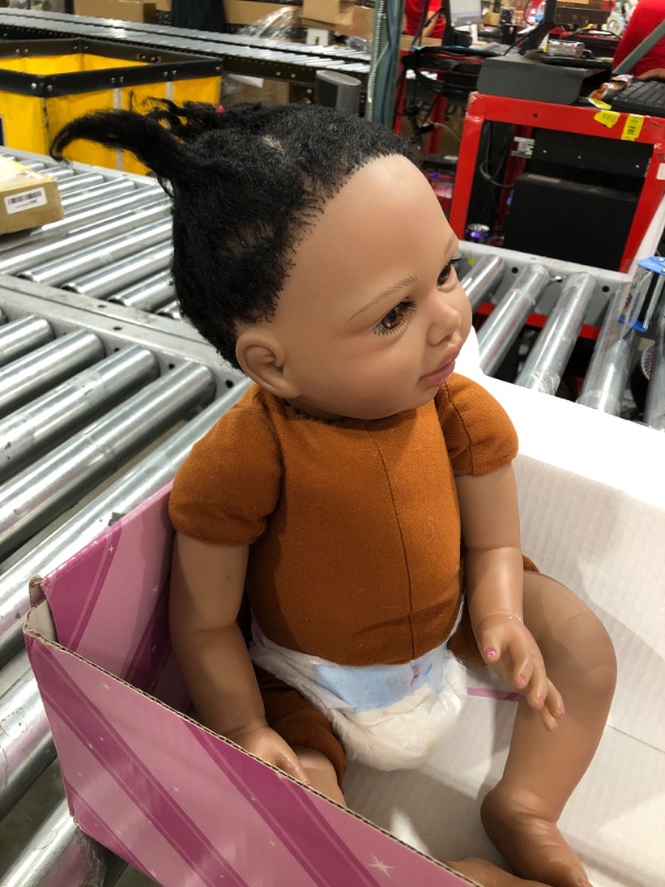 Photo 2 of AORI REBORN BABY DOLL LIFE LIKE AFRICAN AMERICAN 22 IN