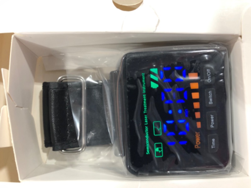 Photo 4 of Red Light Therapy Wrist Watch, Low Intensity Acupuncture Infrared Light for Knee Shoulder Body Pain Relief, 4 Power Mode/ 4 Timer, 650nm and 808 nm Wavelength