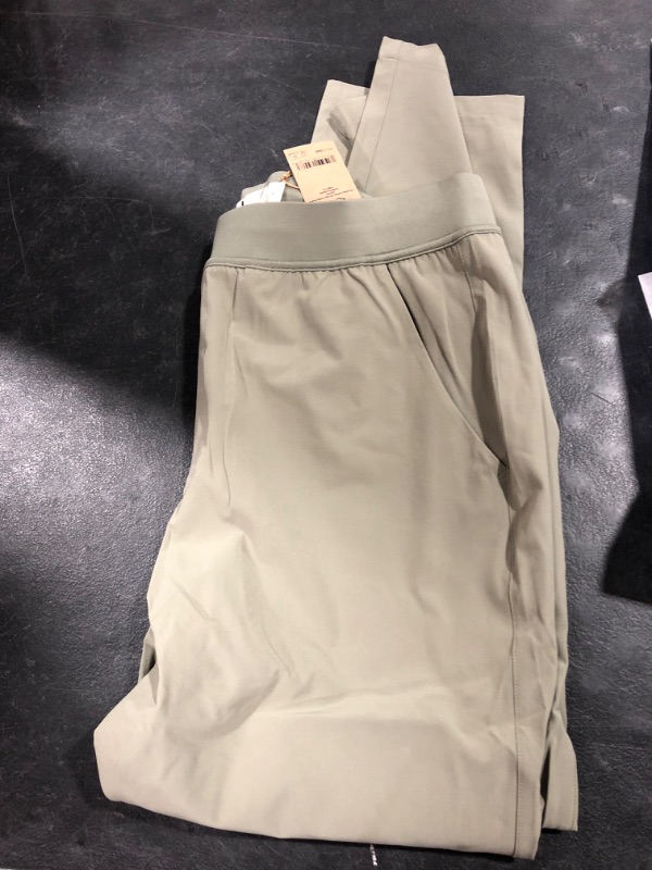 Photo 2 of Amazon Aware Men's Stretch Moisture Wicking Active Pant Large Light Khaki Green
size large