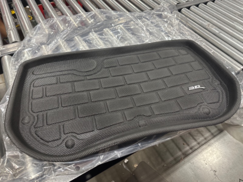 Photo 2 of 3D MAXpider Custom Fit Kagu Cargo Liner (Black) Compatible with Tesla Model 3 2018-2020 - Front Cargo Liner
