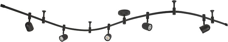 Photo 1 of 5-Light Integrated LED Flex Track Ceiling Light, Oil Rubbed Bronze