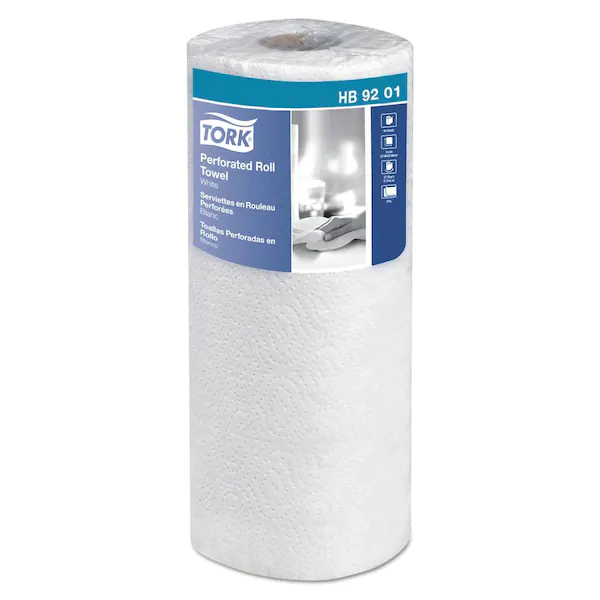 Photo 1 of  Perforated Roll Towel 2-Ply 11 x 6.75 White (120 Sheets per Roll, 1 ROLL)