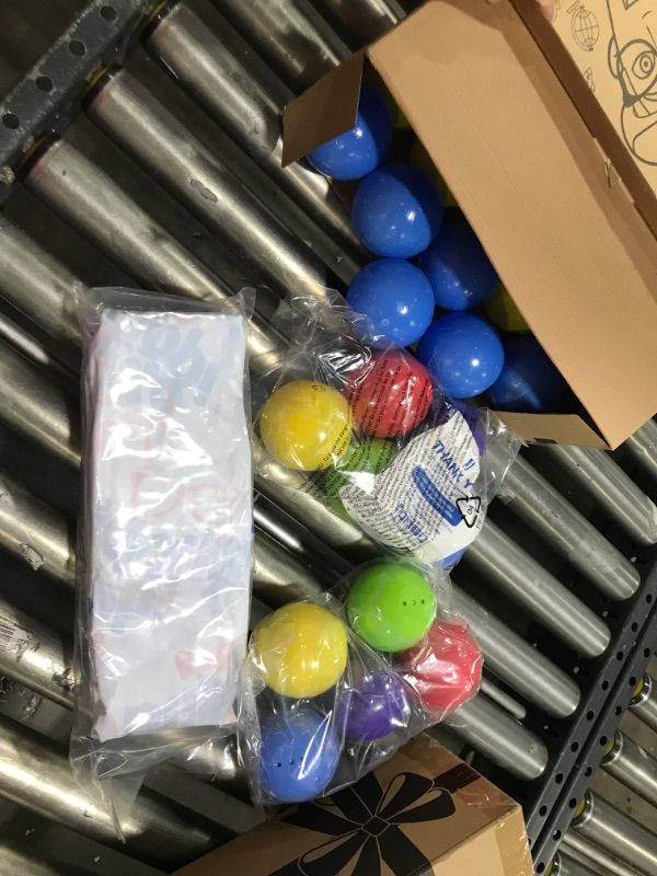 Photo 2 of Blippi Ball Pit Mystery Adventure, Featuring Portable Indoor / Outdoor Inflatable Ball Pit, 35 Plastic Balls, 10 Surprise Balls with 10 Accessories