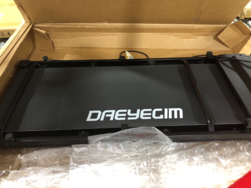 Photo 1 of Under Desk Treadmill Walking Pad Walking Treadmill Portable Desk Treadmill Slim Walking Running for Home Office Exercise - Remote, LED Display
