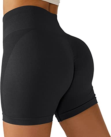 Photo 1 of AMOLICASA Women Cross Biker Shorts High Waist Seamless Booty Workout Shorts Size L