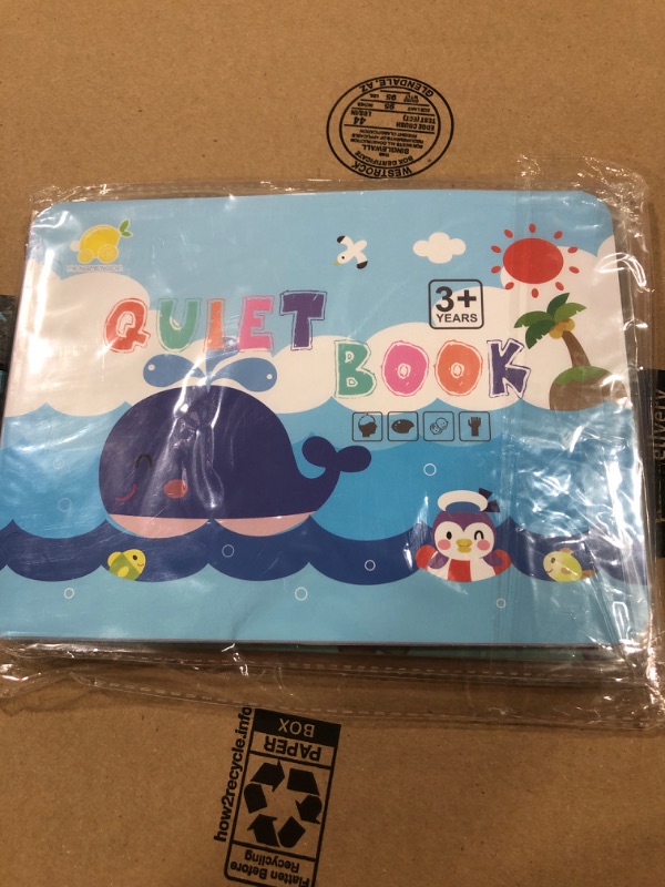 Photo 1 of 2 Pack Montessori Quiet Book for Toddlers, Montessori Busy Book for Kids to Develop Learning Skills, Montessori Learning Materials Homeschool Preschool Educational Activity Book Toys (Life + Logic)1018371721

