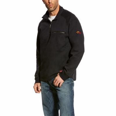 Photo 1 of Ariat Men's FR REV 1/4 Zip Work Jacket Black, 3X-Large - Men's Work Jackets at Academy Sports 3X-Large