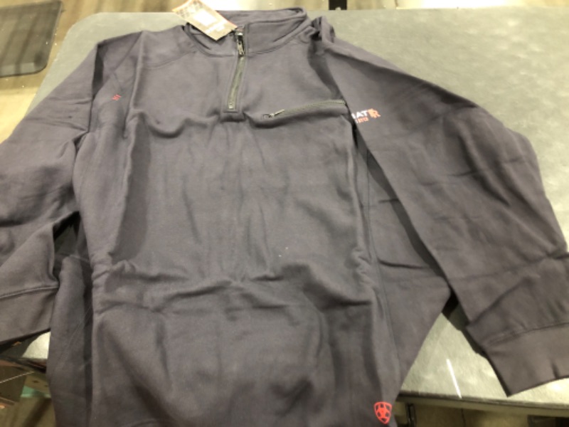 Photo 2 of Ariat Men's FR REV 1/4 Zip Work Jacket Black, 3X-Large - Men's Work Jackets at Academy Sports 3X-Large