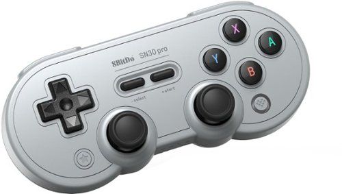 Photo 1 of 8BitDo - SN30 Pro Bluetooth Gamepad - Gray