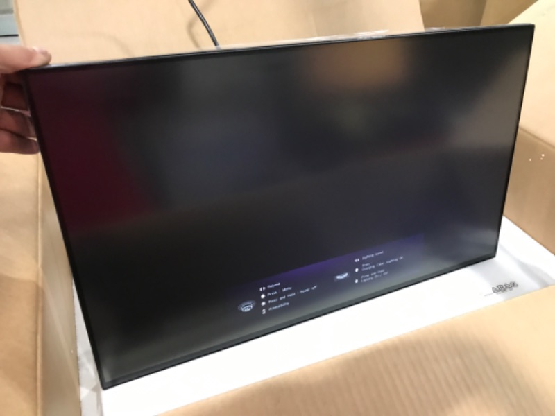 Photo 1 of LG 27GP950-B 27” Ultragear UHD (3840 x 2160) Nano IPS Gaming Monitor w/1ms Response Time, 144Hz Refresh Rate, NVIDIA G-SYNC Compatible & AMD FreeSync Pro, DCI-P3 98% VD HDR 600, Black UltraGear Monitor W/ Sphere Lighting 
