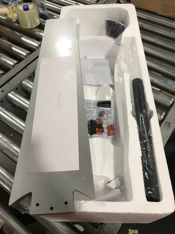 Photo 1 of WINGBO 52" Modern Ceiling Fan with Lights and Remote Control, Contemporary Ceiling Fan Matte Black, 3 Reversible Blades, Indoor LED Ceiling Fan for Kitchen Bedroom Living Room, ETL Listed