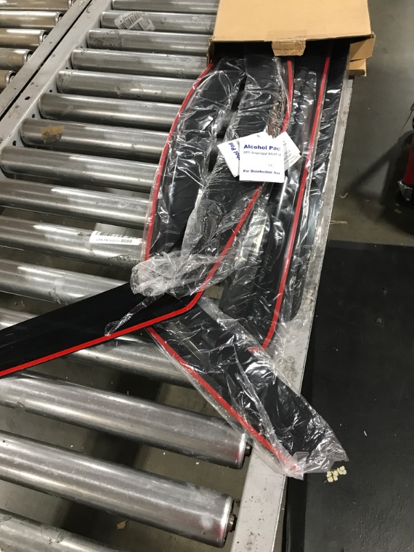 Photo 2 of Lightronic WV194536 In-Channel Side Window Visor Deflector Rain Guard, Dark Smoke, 4 PCS for 2014-2018 Chevy Silverado & GMC Sierra 1500, 2015-2019 Chevy Silverado & GMC Sierra 2500/3500 with Crew Cab