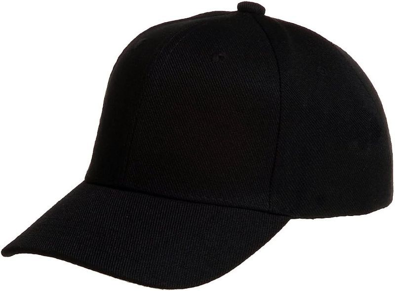 Photo 1 of Classic Plain Baseball Cap Hat Velcro Adjustable
