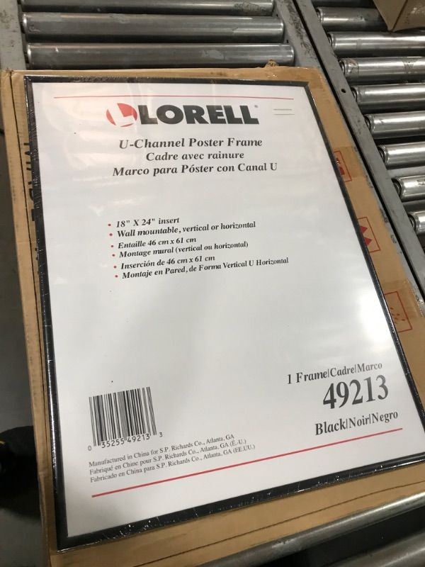 Photo 2 of Lorell Stylish Poster Frame, 18 x 24 (49213)