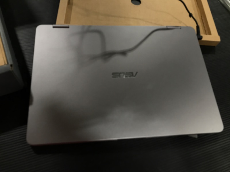 Photo 1 of LOCKED ASUS VivoBook Flip 14 Thin and Light 2-in-1 Laptop, 14” FHD Touchscreen, Intel Pentium Silver N5030 Processor, 4GB RAM, 128GB Storage, Windows 10 Home in S Mode, Light Grey, Fingerprint, J401MA-ES21T Pentium N5030 4 GB 128 GB