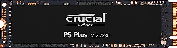 Photo 1 of Crucial P5 Plus 1TB PCIe Gen4 3D NAND NVMe M.2 Gaming SSD, up to 6600MB/s - CT1000P5PSSD8 Solid State Drive
