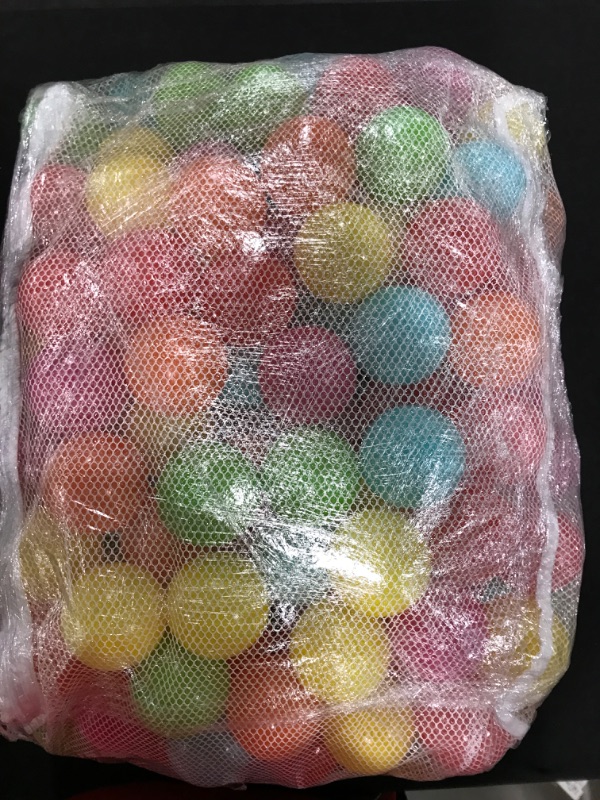 Photo 1 of Bag of Plastic Multicolored Ball Pit Balls