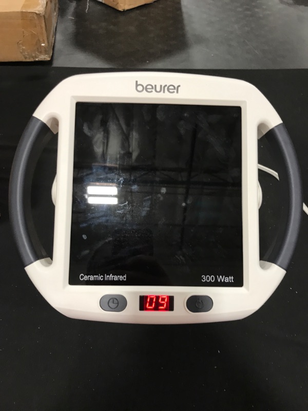 Photo 1 of Beurer IL50 Infrared Heat Lamp, Red Light Heat Device (Portable), for Muscle Pain and Pain Relief, for Cold Relief, Improves Blood Circulation, 300W, Safety-Features