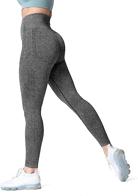 Photo 1 of [Size XS] Aoxjox Women's High Waist Workout Gym Vital Seamless Leggings Yoga Pants 