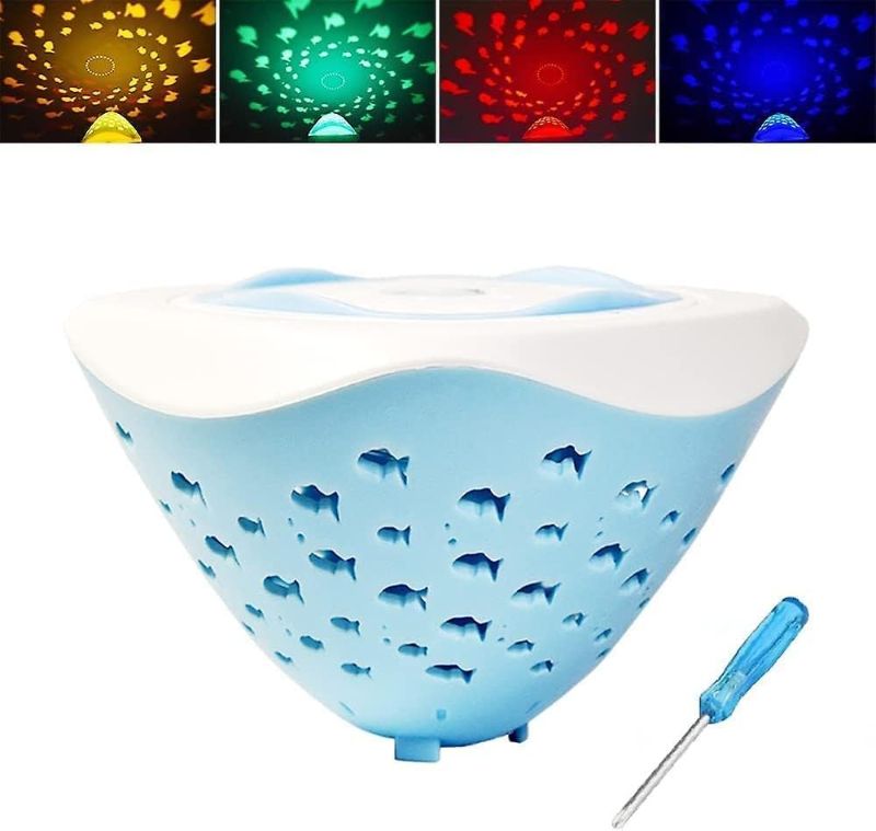 Photo 1 of  Fish World Underwater Light Show Bathtub Toys