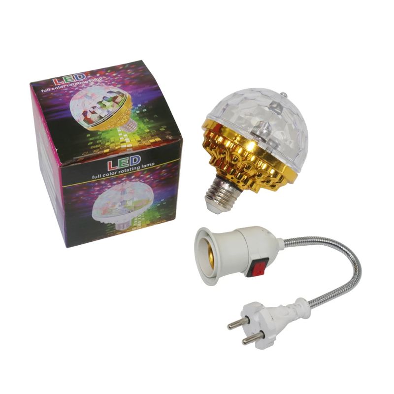 Photo 1 of 4pcs Plug in Spinning Disco Lights with On and Off Switch