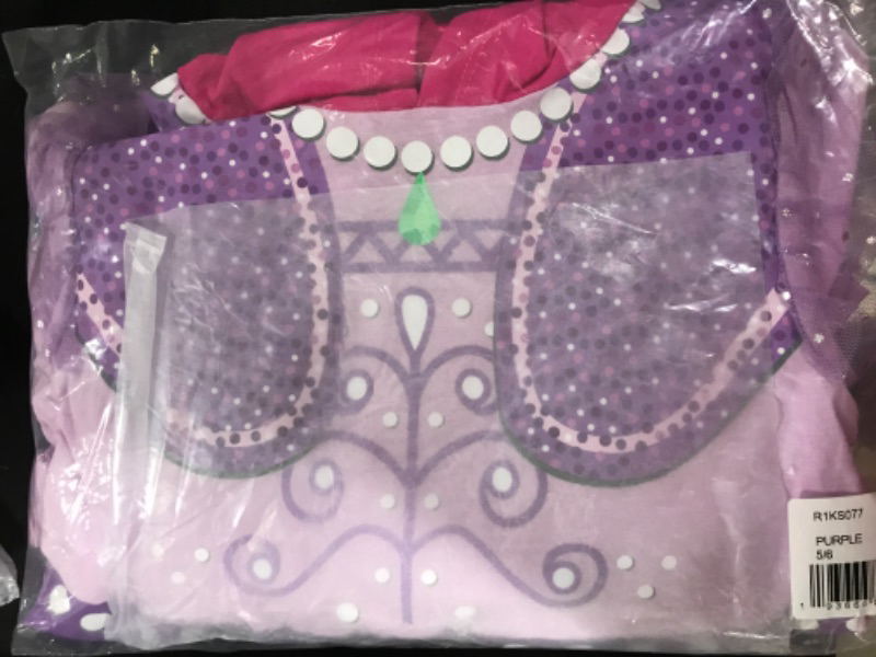 Photo 2 of [Size 5-6]Shimmer and Shine girls Long Sleeve Costume Tee & Leggings 2-piece Set 6 Purple