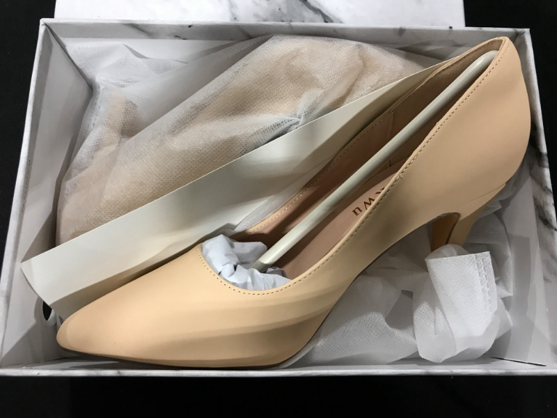 Photo 2 of [Size 7.5] Womens Closed Toe Heels/Pumps- Nude