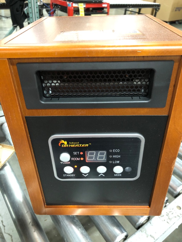 Photo 3 of Dr Infrared Heater Portable Space Heater, 1500-Watt
