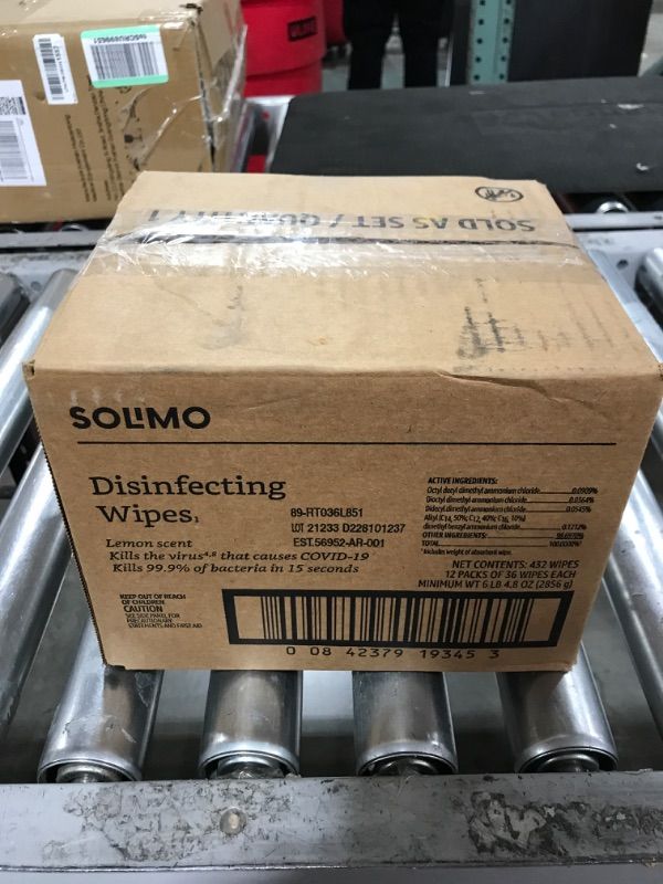 Photo 2 of Solimo Disinfecting Wipes On-The-Go 432 ct (36 ct x 12)