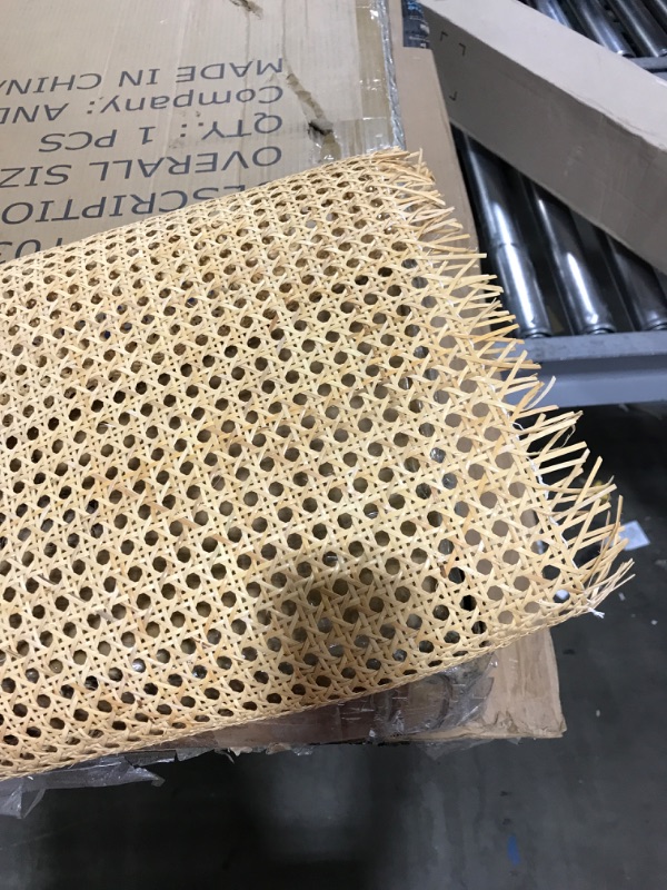 Photo 2 of 3x3feet 
Natural Rattan Webbing Roll 18,Rattan Cane Webbing Roll,Rattan Webbing Sheet,Rattan Webbing for Furniture Caning Projects,Rattan Webbing Kit,Rattan Mesh Webbing,Cane Rattan Webbing
