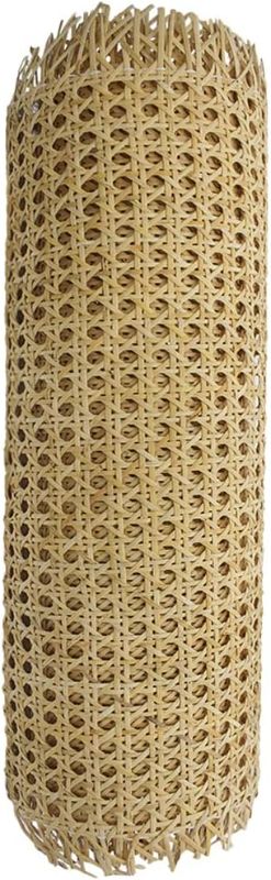 Photo 1 of 3x3feet 
Natural Rattan Webbing Roll 18,Rattan Cane Webbing Roll,Rattan Webbing Sheet,Rattan Webbing for Furniture Caning Projects,Rattan Webbing Kit,Rattan Mesh Webbing,Cane Rattan Webbing
