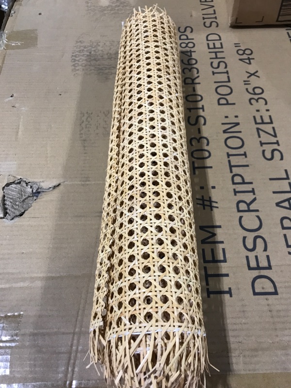 Photo 4 of 3x3feet 
Natural Rattan Webbing Roll 18,Rattan Cane Webbing Roll,Rattan Webbing Sheet,Rattan Webbing for Furniture Caning Projects,Rattan Webbing Kit,Rattan Mesh Webbing,Cane Rattan Webbing
