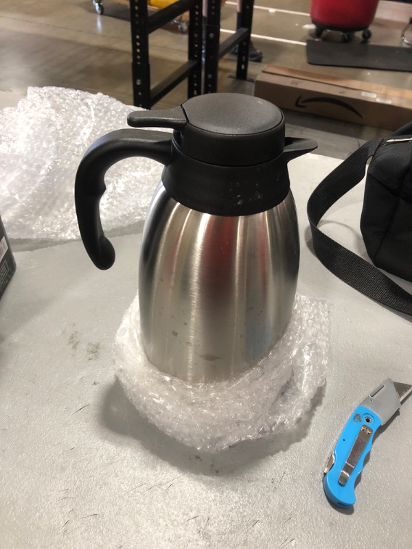 Photo 1 of 68 oz Stainless Steel Thermal Coffee Carafe/Double Walled Vacuum Thermos/12 Hour