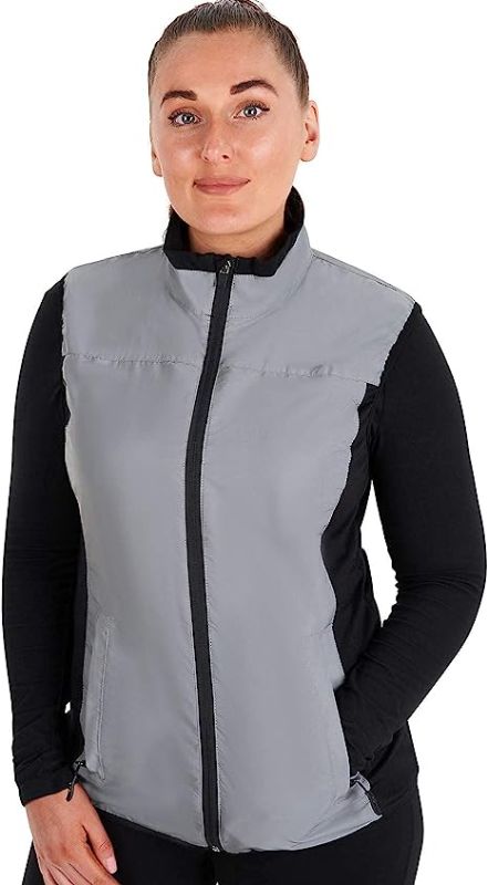 Photo 1 of BTR High Visibility Reflective Silver Ladies Cycling and Running Gilet & Vest
6