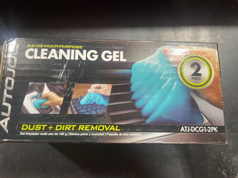 Photo 2 of Auto Joe Dust Removing Cleaning Gel for Car Interiors and More Blue, 2-Pack (ATJ-DCG1-2PK)