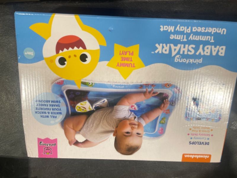 Photo 1 of Baby Shark Tummy Time Water Filled Play Mat – Infant Toys to Help Learn How to Crawl – Baby Shark Official