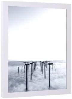 Photo 1 of 12x15 Picture Frame White - Wood 12x15 Poster Frame 12x15 Frame Glass Gallery Wall
