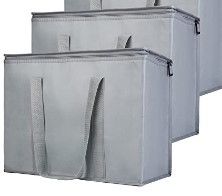 Photo 1 of 2 pack insulated reusable grocery shopping bags