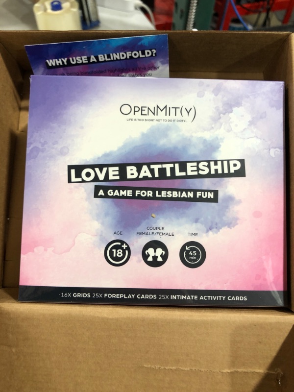 Photo 2 of OpenMity Love Battleship – Fun & Playful Game for Lesbian Couples – Cute Game for Date Night Ideas