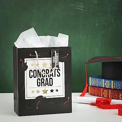 Photo 1 of 2 pack13 inches Large Graduation Bags with Handle and Tissue Paper
