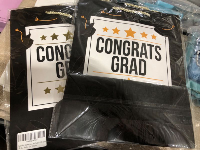 Photo 2 of 2 pack13 inches Large Graduation Bags with Handle and Tissue Paper