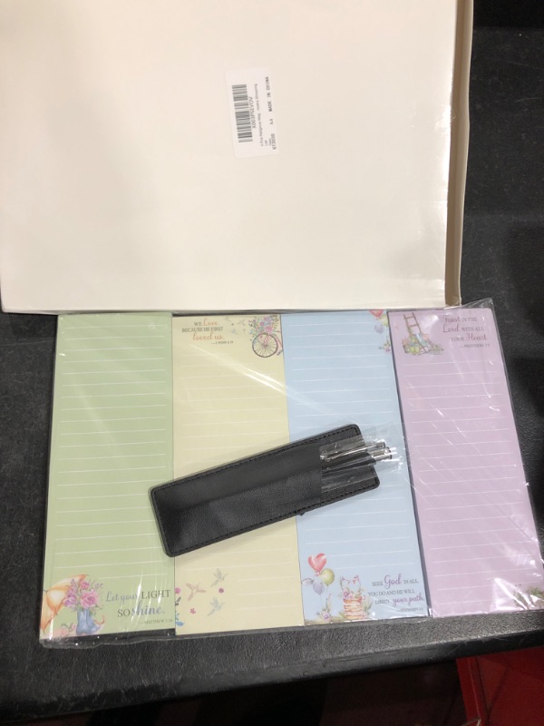 Photo 1 of 4 pcs religious notepads w/ pen